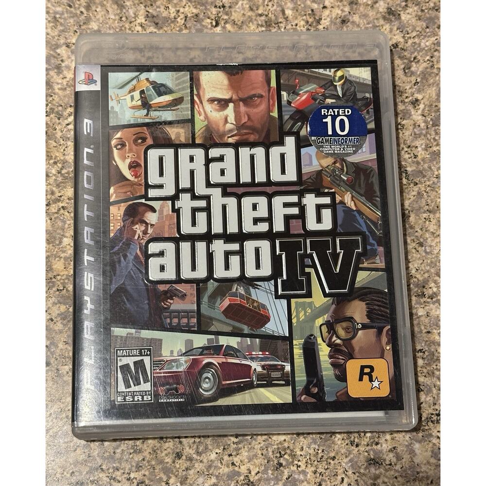 Tested Grand Theft Auto IV (PlayStation 3, 2008) PS3 With Map And Manual